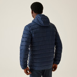 Hooded Marizion Men’s Jacket – Navy & Olympian Blue