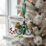 Vintage Irish Road Sign Christmas Tree Decoration