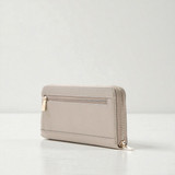 Laurel II Large Zip-Around Wallet – Dark Taupe