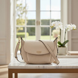 Marsha Flap Shoulder Bag – Light Taupe