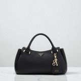 Evie Triple Compartment Satchel – Black