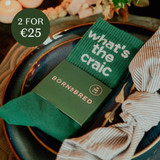 Men's What's The Craic Socks - Green