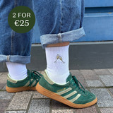 Ladies Prosecco Socks - White