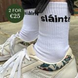 Men's Sláinte Socks - White