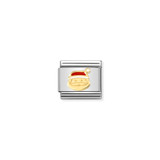 Yellow Gold Santa Claus Face - Composable Charm