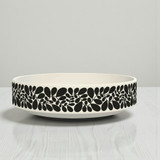 Sycamore Stripe Pasta Bowl Black