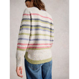 Talia Nep Stripe Jumper - Grey Multi