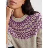 Port Kinnis Merino Jumper - Wag Tail Aran Spring Heather
