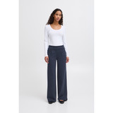 Ihkate Long Wide-Leg Trousers – Total Eclipse