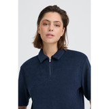 Ihkate Corduroy Short Sleeve Top – Total Eclipse
