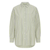 Ihfluca Cotton Shirt – Green Stripe