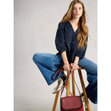 Ruby Organic Cotton Top - Navy Multi
