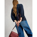 Ruby Organic Cotton Top - Navy Multi