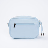 Emily Square Quilted Crossbody – Blue