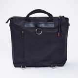 Elsa Smooth Nylon Backpack – Black