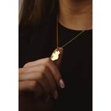 Gold Ireland Map Necklace