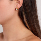 London White Pearl Earrings
