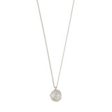 Air Coin Necklace – Silver Plated