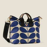 Solid Stem Indigo Carrygrab Bucket Bag