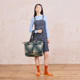 Flower Galaxy Midnight Axis Tote