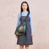 Flower Galaxy Midnight Area Hobo Crossbody