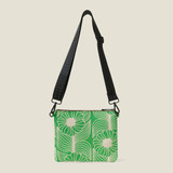 Moonflower Spring Green Quadrant Crossbody