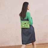 Moonflower Spring Green Quadrant Crossbody