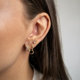 La Belle Huggie Earrings – Gold