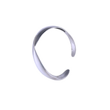 Twist Bangle – Silver