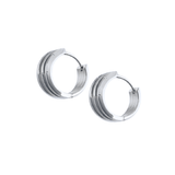 Kai Hoop Earrings – Silver