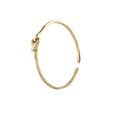 Friendship Knot Bangle – Gold