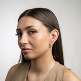 Dani Hoop Earrings – Silver