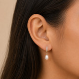 Carmen Pearl Drop Earrings – Gold