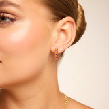 Amelia Pink CZ Earrings