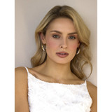 Gold & Rhodium Two-Tone Swirl Hoop Earrings