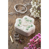 Shamrock Shaped Trinket Box