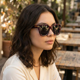 Isolde Sunglasses - Claret Tortoiseshell