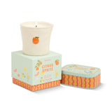 Bistro Orange Printed Tin Candle – Orange Citrus Spritz (127g)