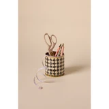 A Dopo Storage Tin – Black & White Wavy