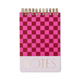 Large Chunky Notepad – Burgundy & Pink