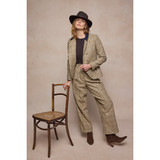 Nicole Tweed Jacket - Caramel Check