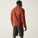 Men's Thompson Lightweight Half Zip Fleece - Brick Red