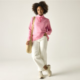 Women's Demmi Half Zip Fleece - Pink Lemonade