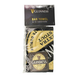 Guinness Bar Towel & Coasters