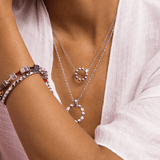 Significant Necklace - Crystal Silver