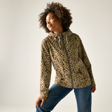Women's Bayletta Waterproof Jacket - Abstract Leopard Spot