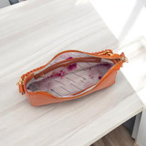 Ruby Curved Shoulder Bag - Orange