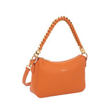 Ruby Curved Shoulder Bag - Orange
