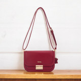 Liberty Talie Flap Over Crossbody Bag - Dark Red