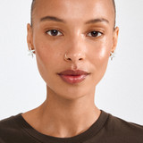 Prism Starfish Stud Earrings – Silver Plated